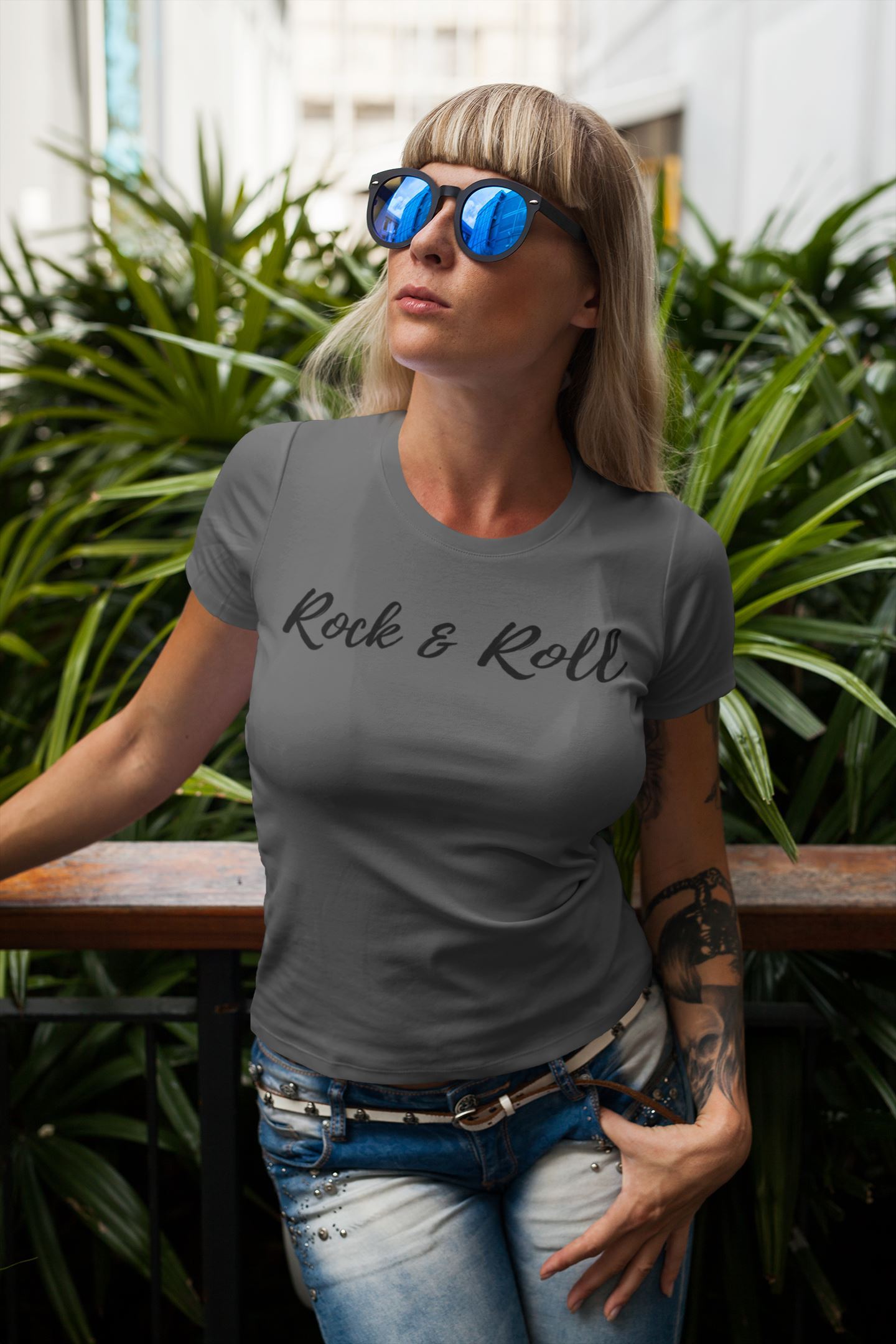 MUSIC TEXT T-SHIRTS | LADIES