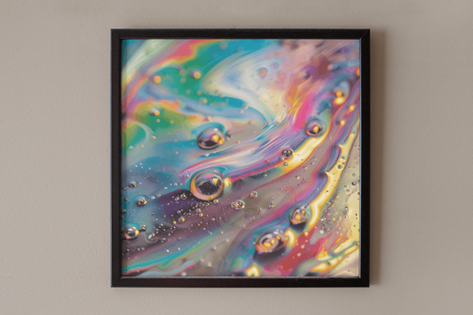 Bubbling Rainbow Art Print - Rock & Roll Prints