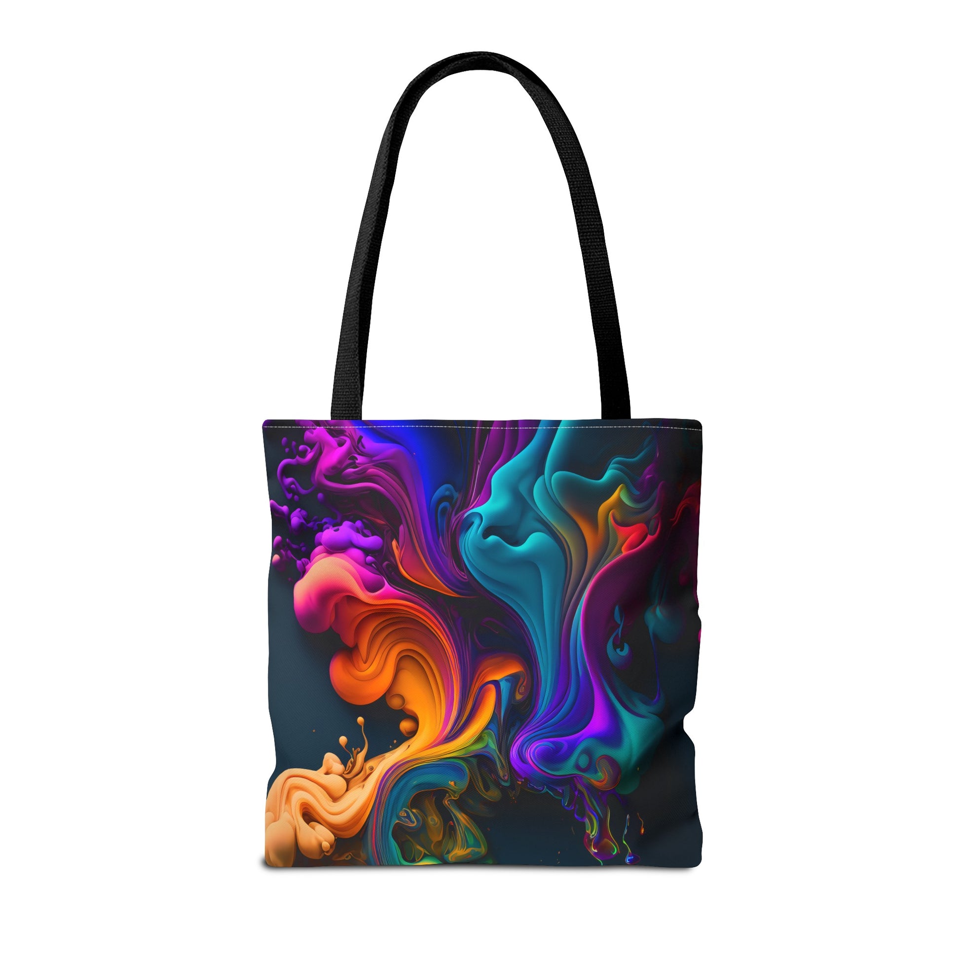 Multicolor Paint Burst Tote Bag - Rock & Roll Prints