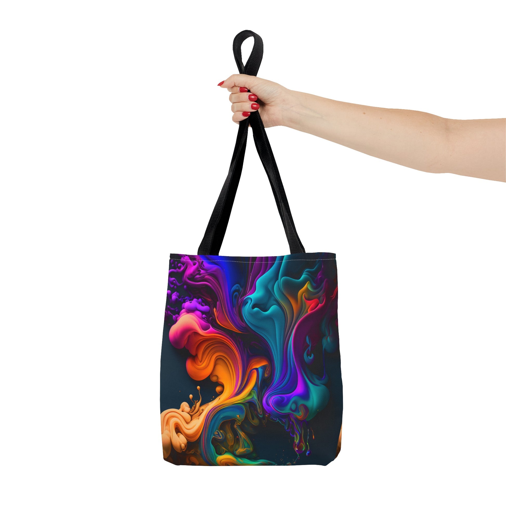 Multicolor Paint Burst Tote Bag - Rock & Roll Prints