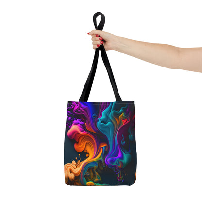 Multicolor Paint Burst Tote Bag - Rock & Roll Prints