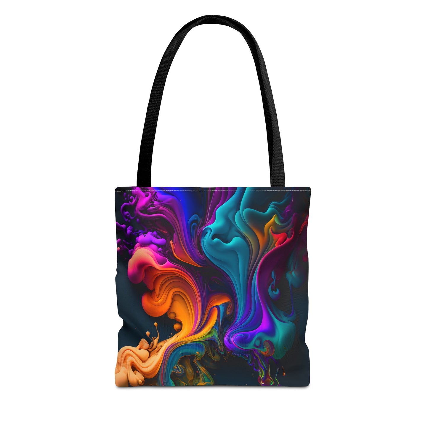 Multicolor Paint Burst Tote Bag - Rock & Roll Prints