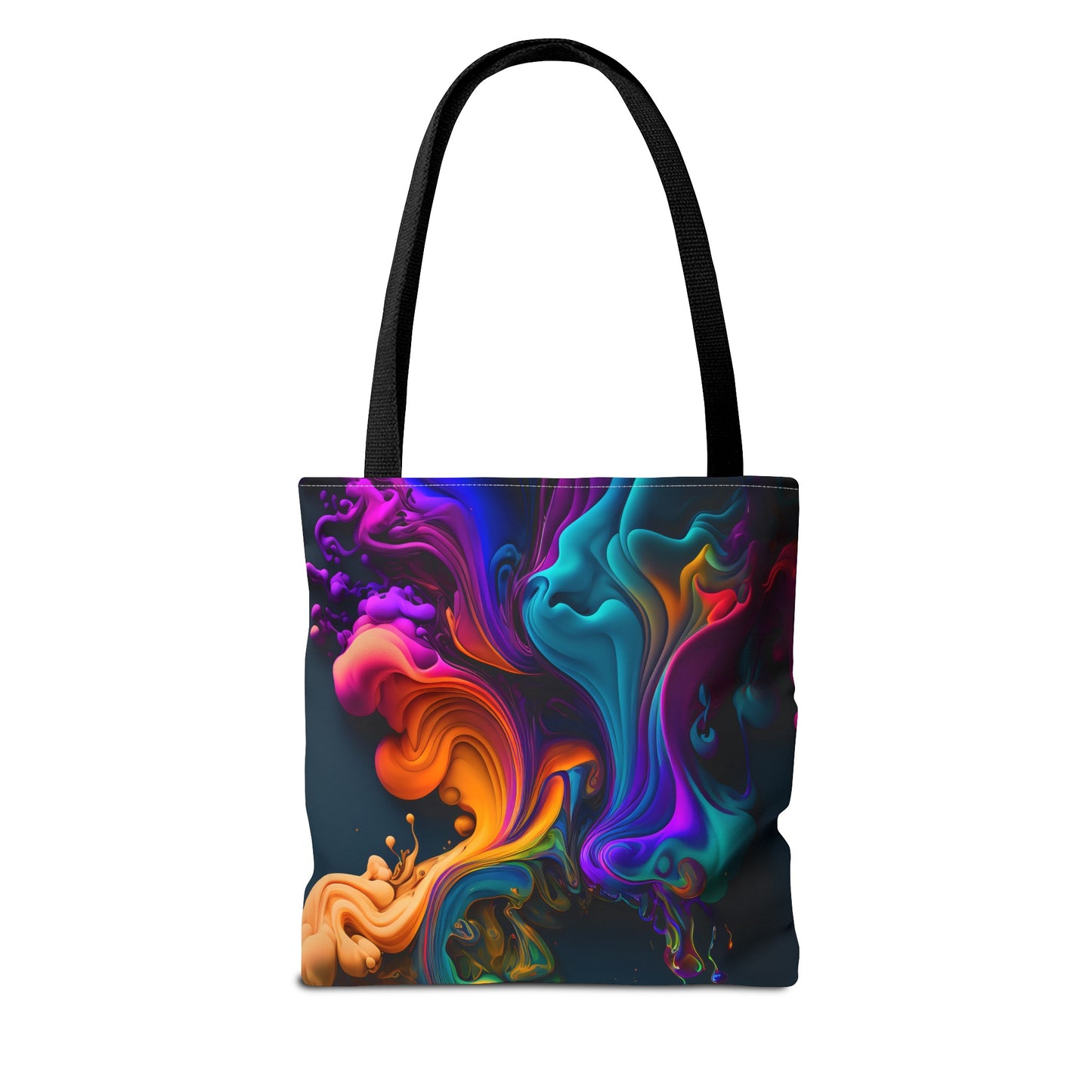 Multicolor Paint Burst Tote Bag - Rock & Roll Prints