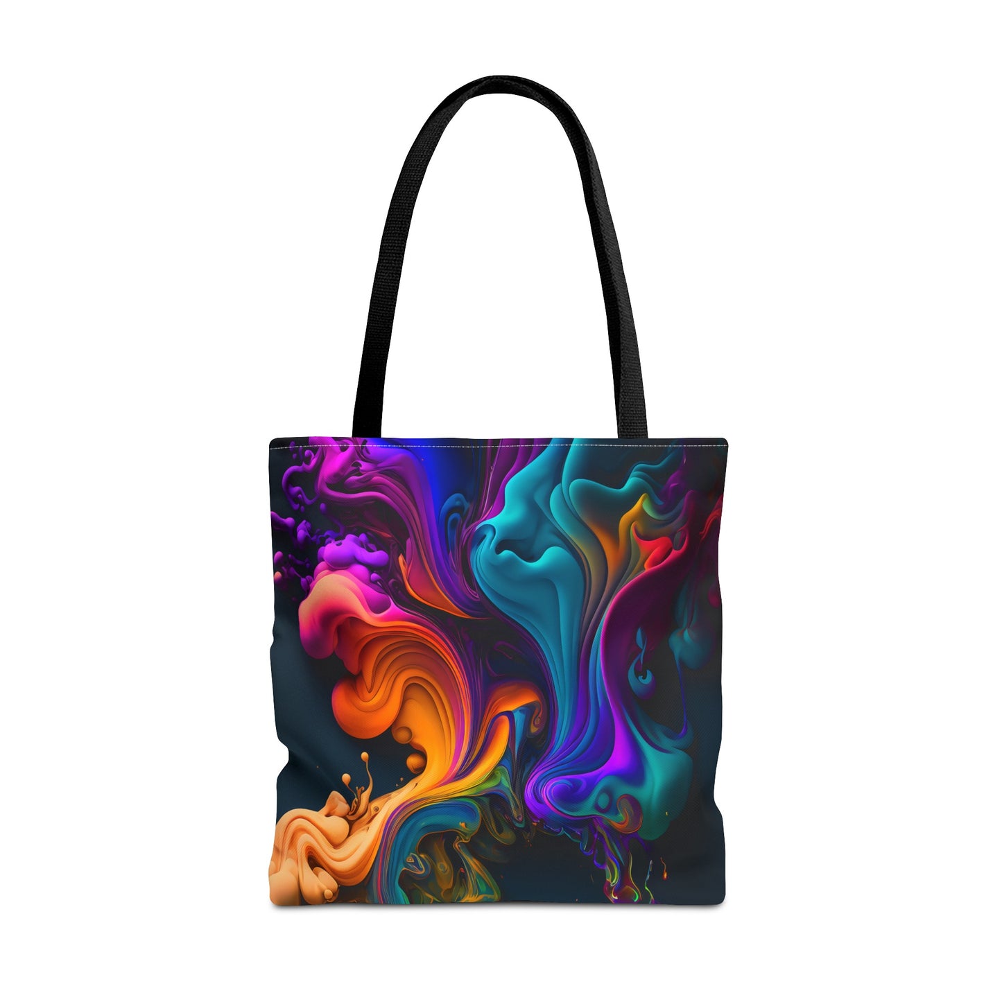 Multicolor Paint Burst Tote Bag - Rock & Roll Prints