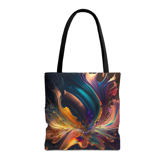 Oil Slick Explosion Tote Bag - Rock & Roll Prints