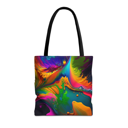 Psychedelic Paint Tote Bag - Rock & Roll Prints