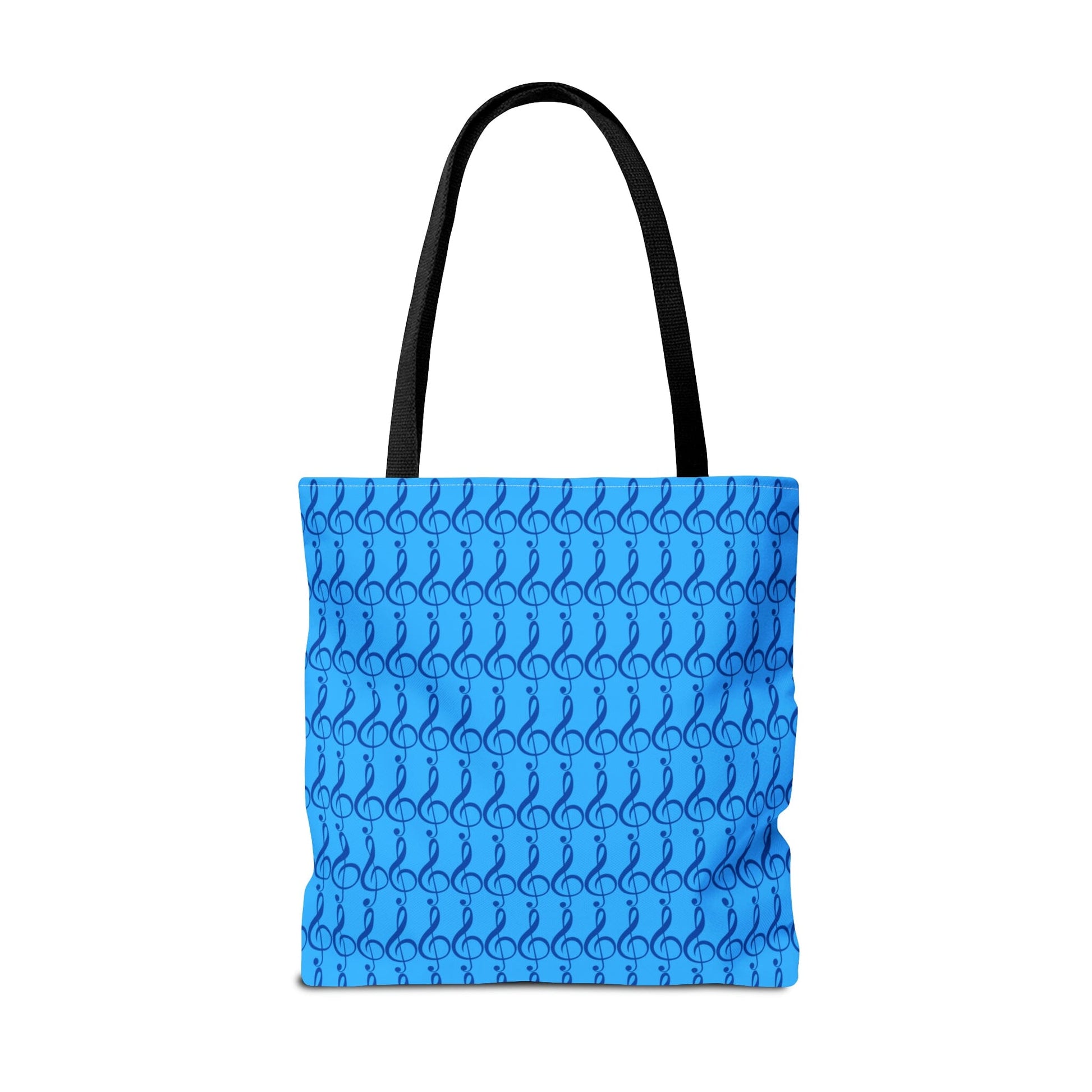 Treble Clef Tote Bag Blue & Navy - Rock & Roll Prints