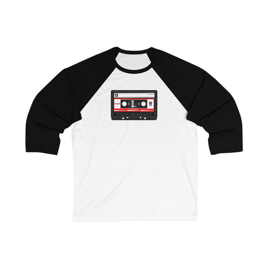 Color Cassette Unisex 3\4 Sleeve Baseball Tee - Rock & Roll Prints