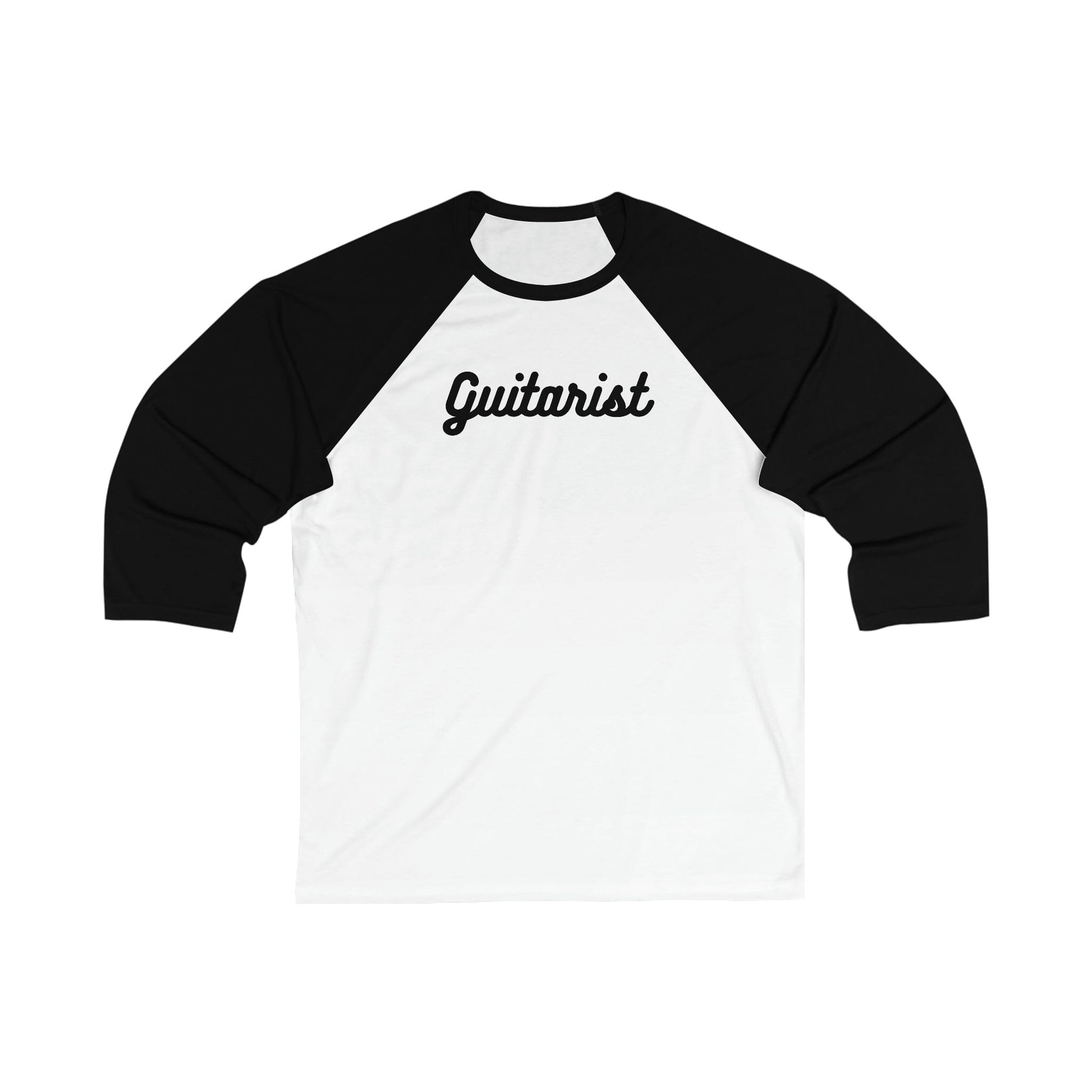 Guitarist Unisex 3\4 Sleeve Baseball Tee - Rock & Roll Prints