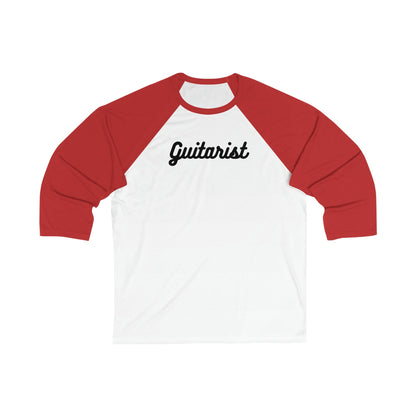 Guitarist Unisex 3\4 Sleeve Baseball Tee - Rock & Roll Prints