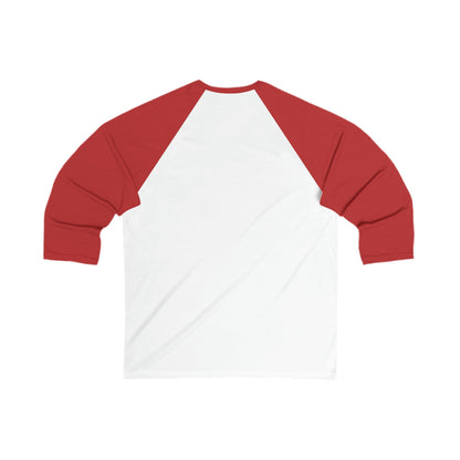 Red Snare Drum Unisex 3\4 Sleeve Baseball Tee - Rock & Roll Prints