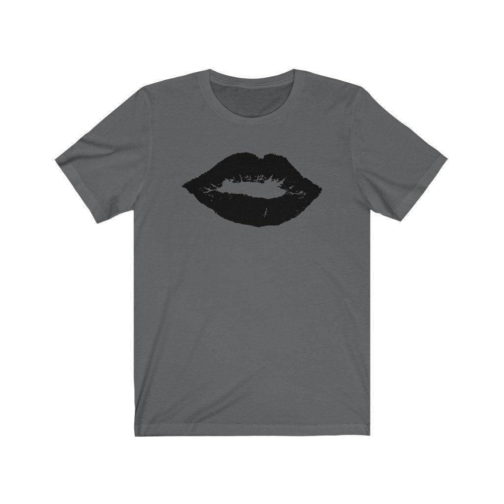 Black Lips Design Mens Unisex Soft Cotton T-shirt - Rock & Roll Prints