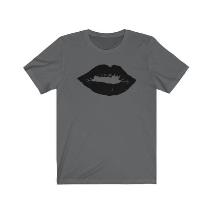 Black Lips Design Mens Unisex Soft Cotton T-shirt - Rock & Roll Prints