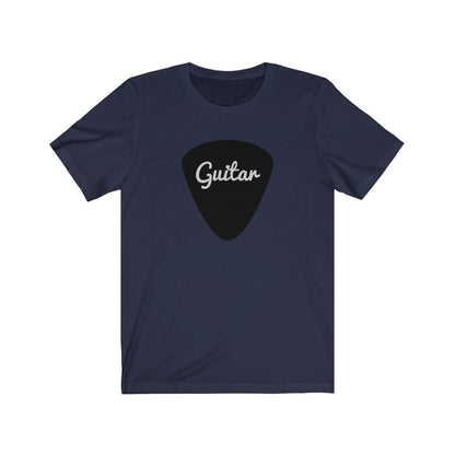 Guitar Pick Design Mens Unisex Soft Cotton T-shirt - Rock & Roll Prints