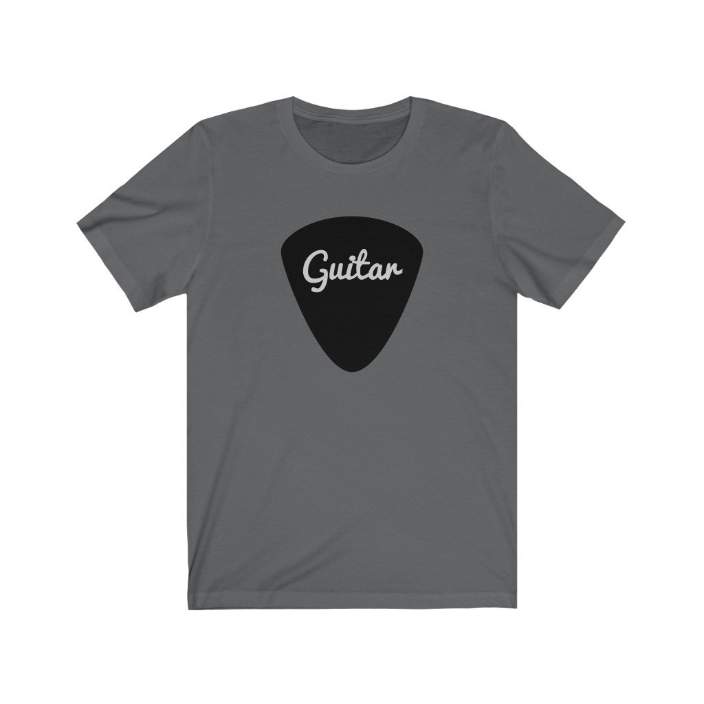 Guitar Pick Design Mens Unisex Soft Cotton T-shirt - Rock & Roll Prints