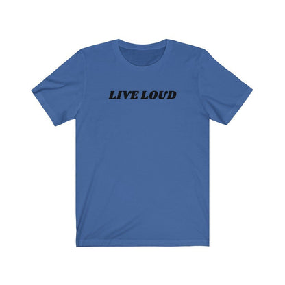 Live Loud Design Mens Unisex Soft Cotton T-shirt - Rock & Roll Prints