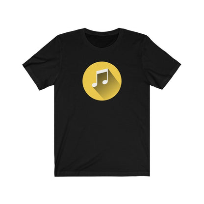 Music Notation Quavers Design Mens Unisex Soft Cotton T-shirt - Rock & Roll Prints