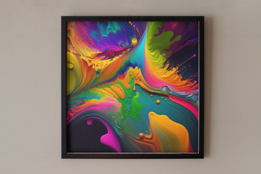 Psychedelic Paint Art Print - Rock & Roll Prints