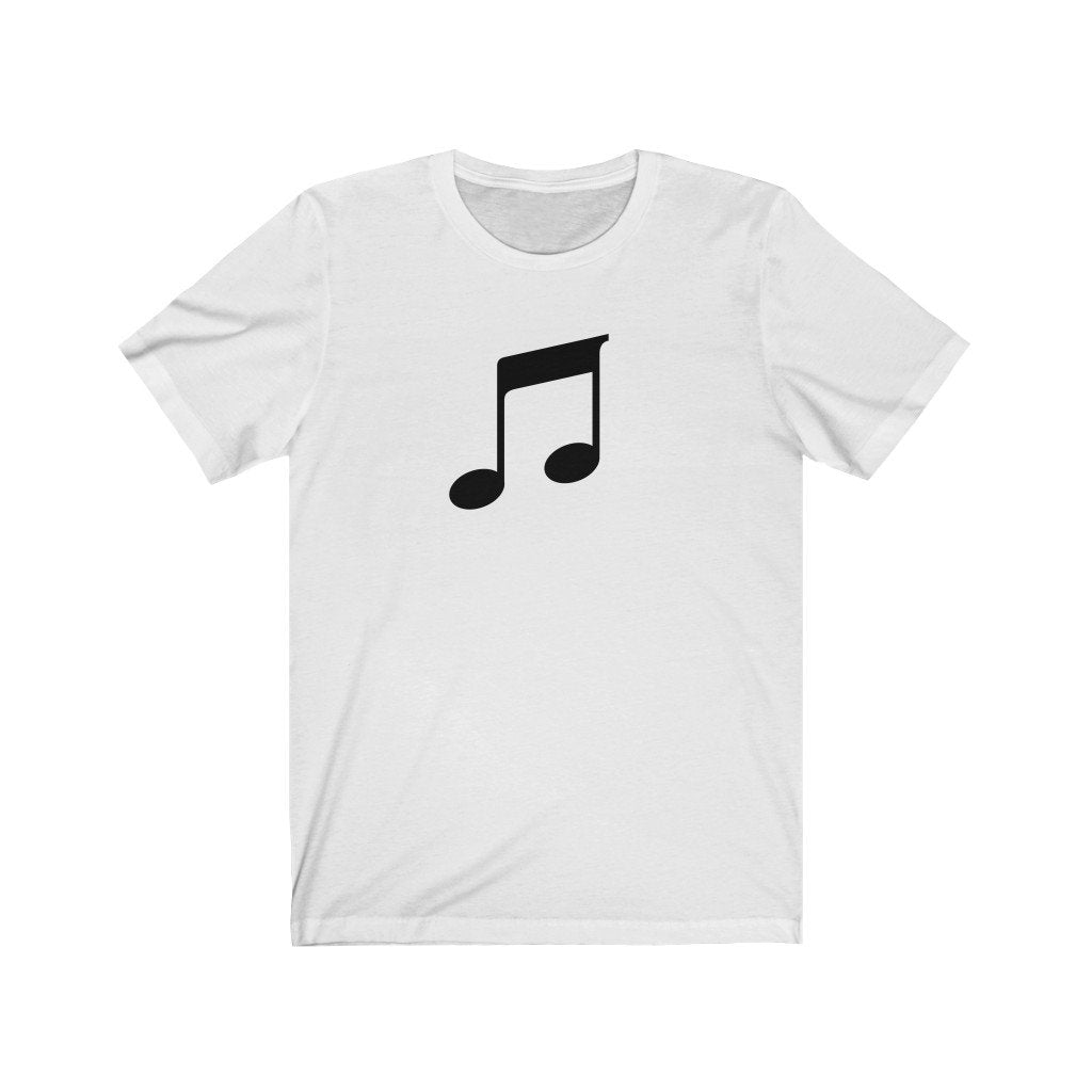 Quavers Music Notes Design Mens Unisex Soft Cotton T-shirt - Rock & Roll Prints