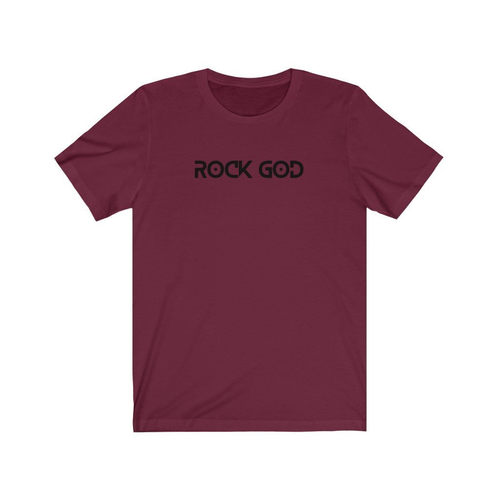 Rock God Design Mens Unisex Soft Cotton T-shirt - Rock & Roll Prints