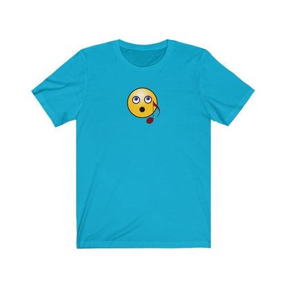 Singing Emoji Design Mens Unisex Soft Cotton T-shirt - Rock & Roll Prints