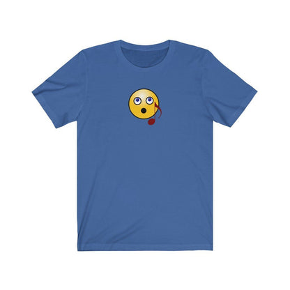 Singing Emoji Design Mens Unisex Soft Cotton T-shirt - Rock & Roll Prints